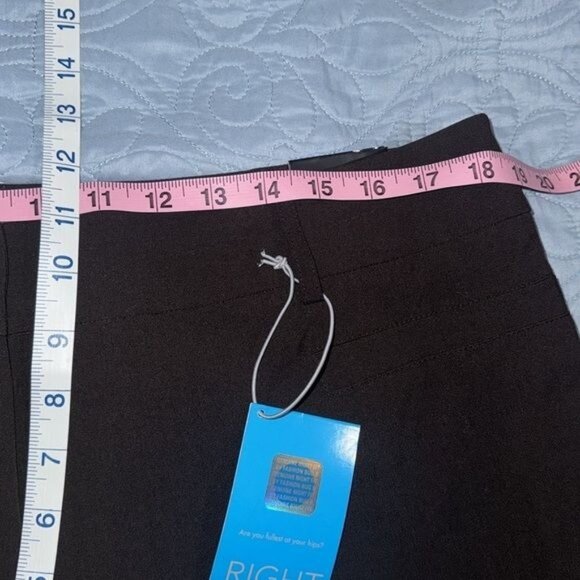 Studio 1940 Marissa 11MP Petite Straight Leg Pants Black - Picture 9 of 10